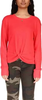 Вязаный топ с завязками Sanctuary, цвет Sunset Red