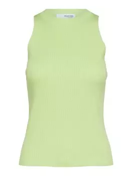 Вязаный топ Selected Solina, светло-зеленый