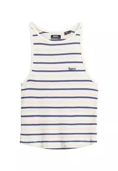 Вязаный топ Superdry, бежевый