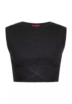 Вязаный топ swirly Knitted Top, черный