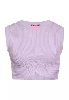 Вязаный топ swirly Knitted Top, лавандовый