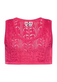 Вязаный топ swirly, розовый