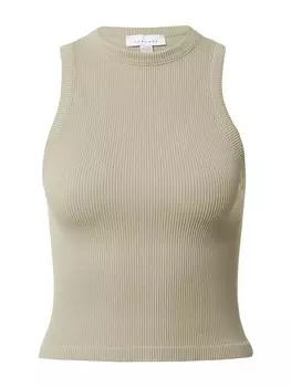 Вязаный топ TOPSHOP, бежевый