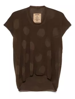 Вязаный топ Uma Wang, коричневый