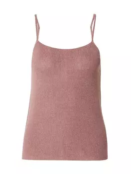Вязаный топ VERO MODA Knitted Top NEWLEXSUN, темно-розовый