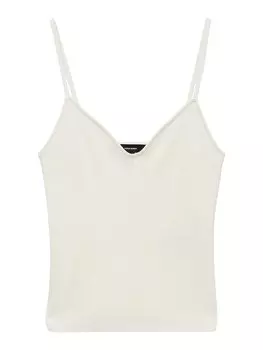 Вязаный топ VERO MODA Knitted Top VMWILLOW, цвет pearl white