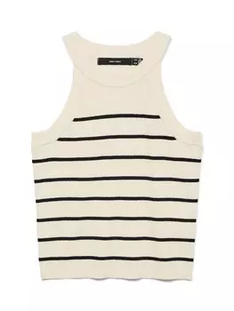 Вязаный топ VERO MODA SABA, светло-бежевый