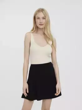 Вязаный топ Vero Moda "VMGLORY SL RIB TOP", цвет Birch