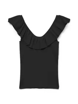 Вязаный топ VERO MODA VMSilje, черный