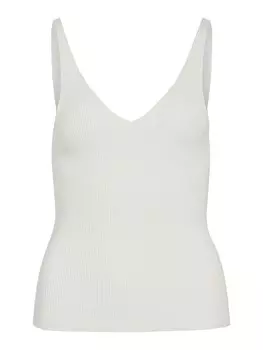 Вязаный топ VILA, белый