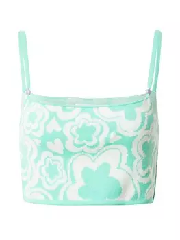 Вязаный топ Vintage Supply, светло-зеленый