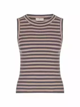 Вязаный топ в полоску Panicale, мультиколор