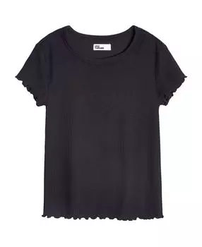 Вязаный топ в рубчик с краями салата для больших девочек Epic Threads