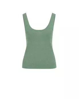 Вязаный топ WE Fashion, светло-зеленый
