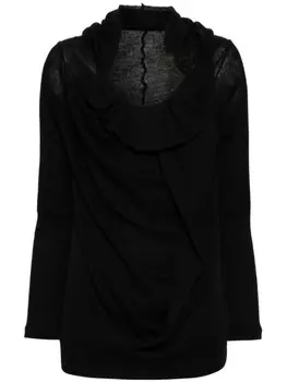 Вязаный топ Yohji Yamamoto, черный