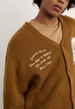 Вязаный жакет DUCKS Carhartt WIP, коньяк