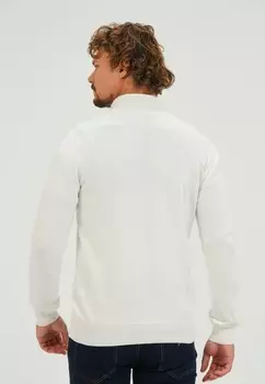 Вязаный жакет Edoardo Caravella, кремовый