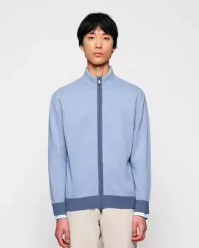 Вязаный жакет Mirto, голубой