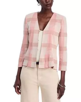 Вязаный жакет Misook, розовый