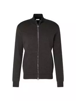 Вязаный жакет однотонный Seidensticker, серый