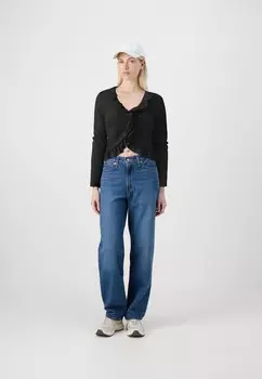Вязаный жакет ONLHILLERY RUFFLE CARDIGAN ONLY, черный