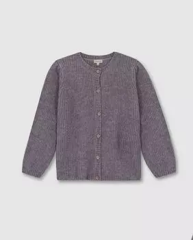 Вязаный жакет с деревянными пуговицами Gocco, серый