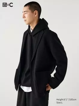 Вязаный жакет Uniqlo, черный