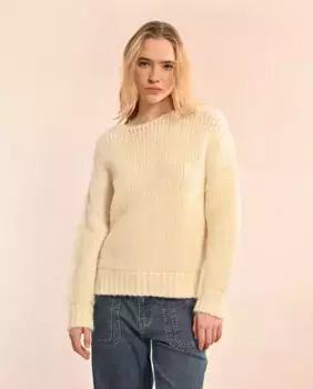 Вязаный женский свитер с длинным рукавом Molly Bracken, цвет Crudo