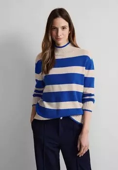 Вязаный женский свитер с воротником стойкой Street One, цвет Fresh Intense