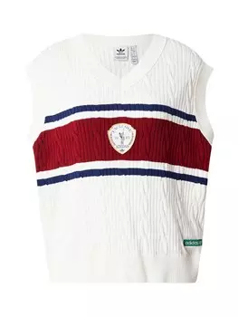 Вязаный жилет ADIDAS ORIGINALS, белый