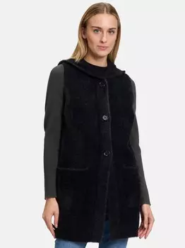 Вязаный жилет Amber & June, черный