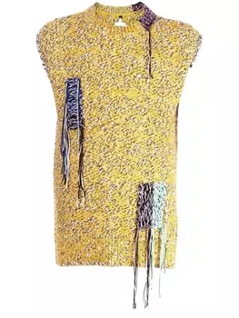 Вязаный жилет Astral OAMC, желтый