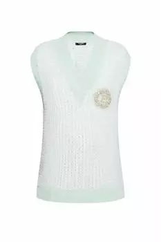 Вязаный жилет Balmain