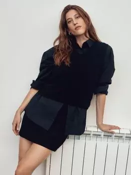 Вязаный жилет Бобби HUSH, черный