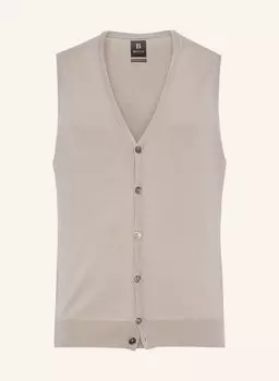 Вязаный жилет Boggi Milano, коричневый