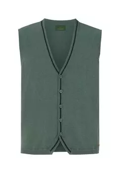 Вязаный жилет ДЮК ФРЕДО Charles Colby, зеленый