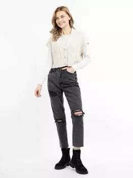 Вязаный жилет Dreimaster, экрю