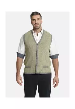 Вязаный жилет DUKE MARLOW Charles Colby, серый