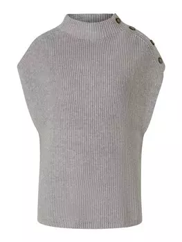 Вязаный жилет heine, пятнистый серый