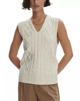 Вязаный жилет Kay Varley, белый