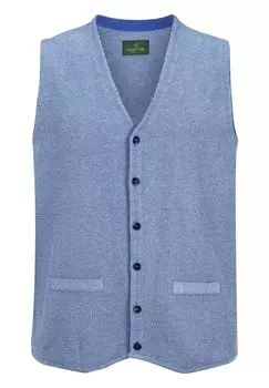 Вязаный жилет КЕВАН Charles Colby, синий