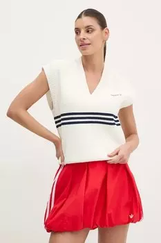 Вязаный жилет KNITTED VEST Adidas Originals, белый