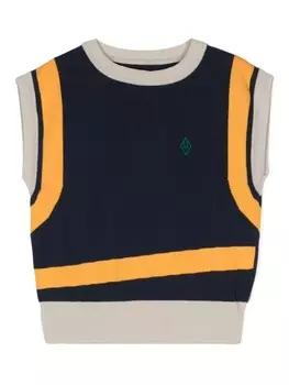 Вязаный жилет «Летучая мышь» от Animals Observatory The Animals Observatory, синий