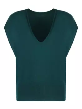 Вязаный жилет Malo, зеленый