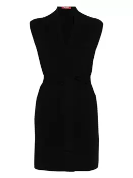 Вязаный жилет MAX MARA, черный