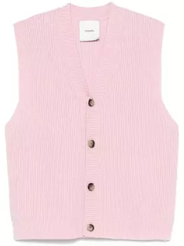 Вязаный жилет Nanushka, розовый