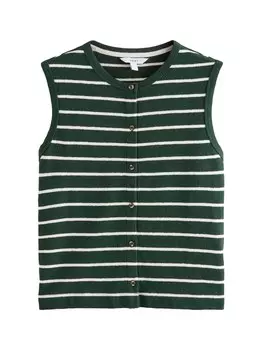 Вязаный жилет Next, темно-зеленый