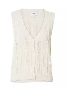 Вязаный жилет NMPH BLAIR, экрю