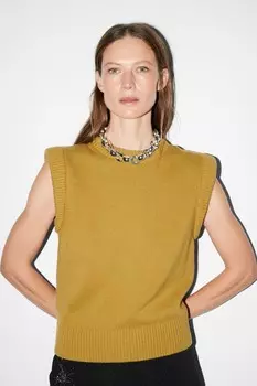 Вязаный жилет & Other Stories, зеленый