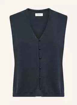 Вязаный жилет Part Two, синий